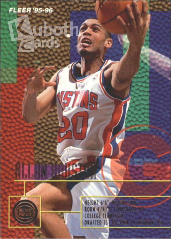 NBA 1995-96 Fleer - No. 52 - Allan Houston