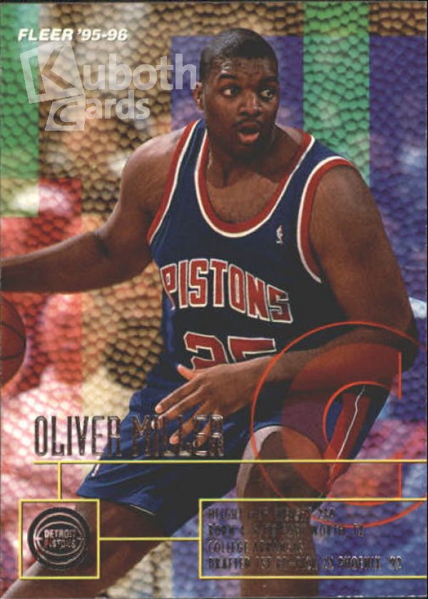 NBA 1995-96 Fleer - No. 54 - Oliver Miller