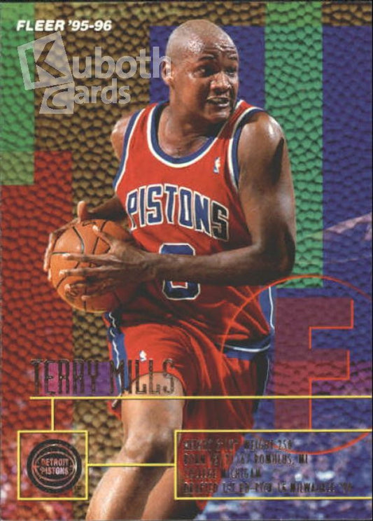 NBA 1995-96 Fleer - No. 55 - Terry Mills