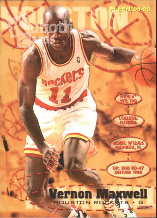 NBA 1995-96 Fleer - No 70 - Vernon Maxwell