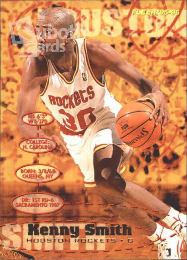 NBA 1995-96 Fleer - No 72 - Kenny Smith