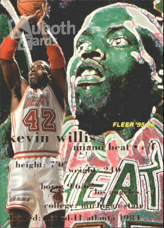 NBA 1995-96 Fleer - No 99 - Kevin Willis