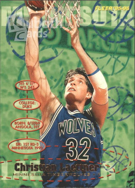 NBA 1995-96 Fleer - No 108 - Christian Laettner