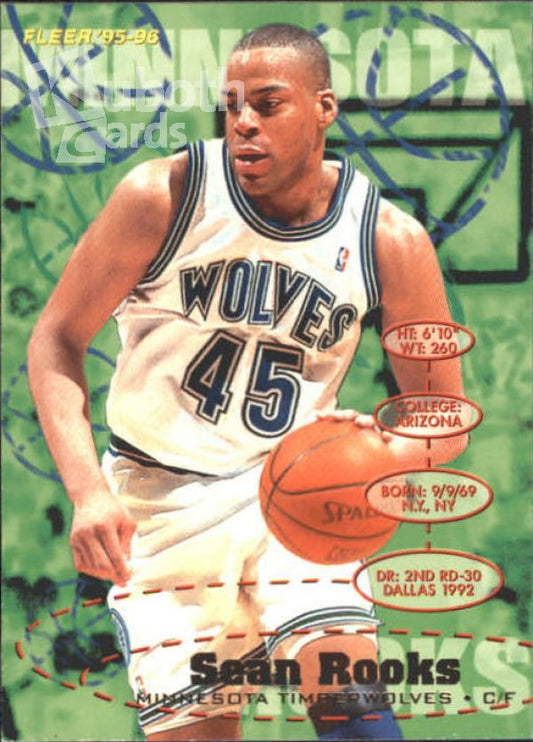 NBA 1995-96 Fleer - No 110 - Sean Rooks