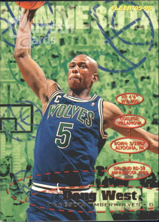 NBA 1995-96 Fleer - No 111 - Doug West