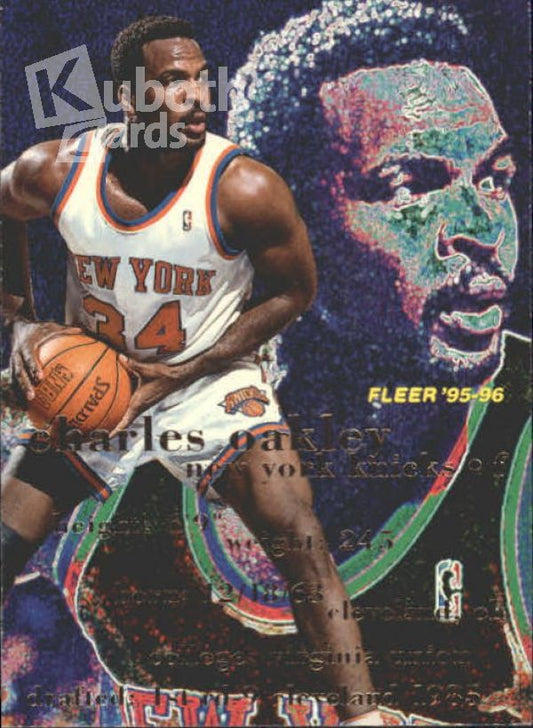 NBA 1995-96 Fleer - No 123 - Charles Oakley