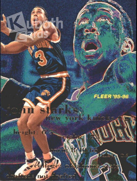 NBA 1995-96 Fleer - No 125 - John Starks