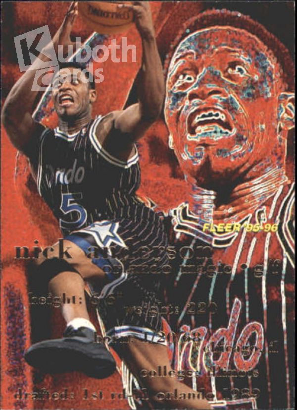 NBA 1995-96 Fleer - No 126 - Nick Anderson