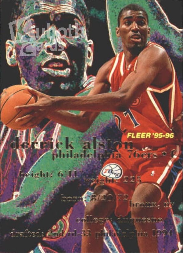 NBA 1995-96 Fleer - No. 134 - Derrick Alston