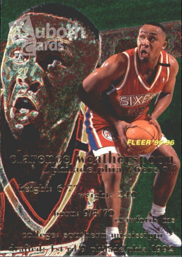 NBA 1995-96 Fleer - No 138 - Clarence Weatherspoon