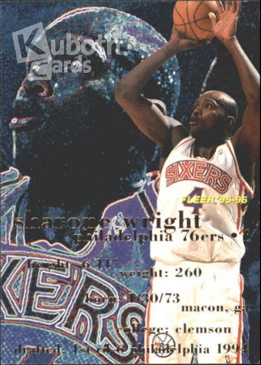 NBA 1995-96 Fleer - No 140 - Sharune Wright