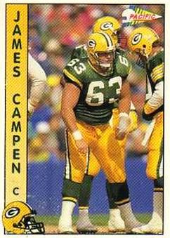 NFL 1992 Pacific - No 424 - James Campen