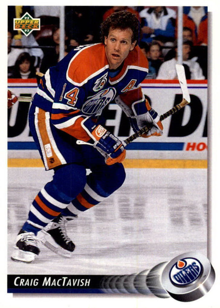 NHL 1992 / 93 Upper Deck - No 425 - Craig MacTavish