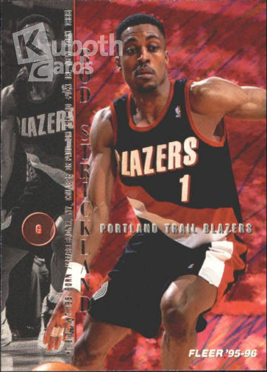 NBA 1995-96 Fleer - No. 156 - Rod Strickland