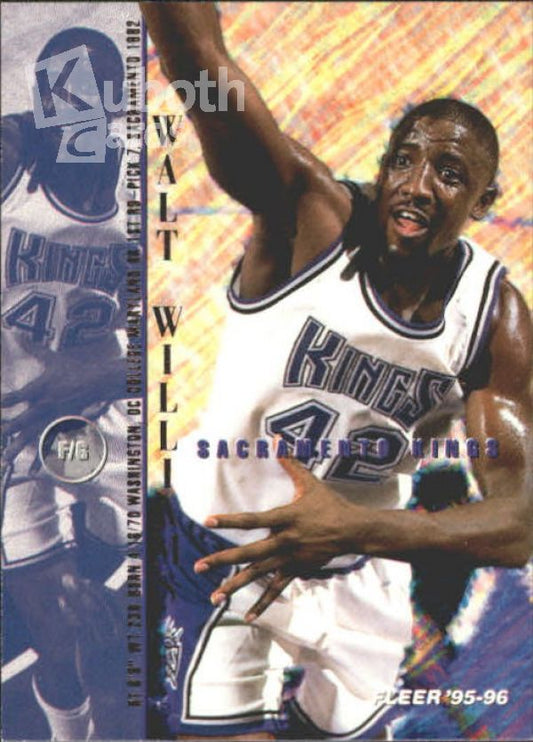 NBA 1995-96 Fleer - No 165 - Walt Williams