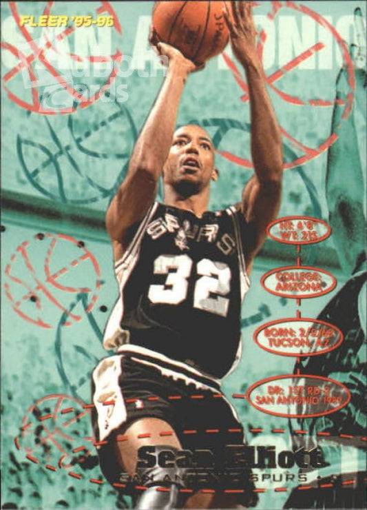 NBA 1995-96 Fleer - No 168 - Sean Elliott