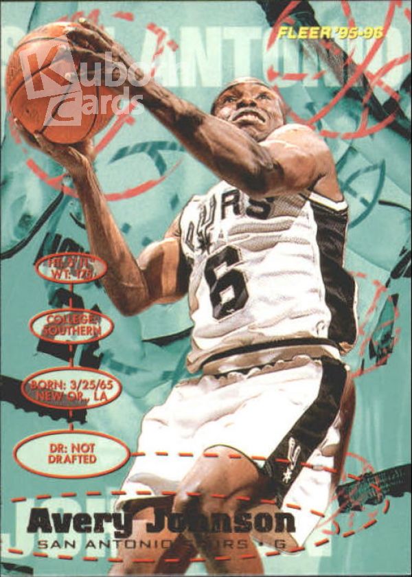 NBA 1995-96 Fleer - No. 169 - Avery Johnson