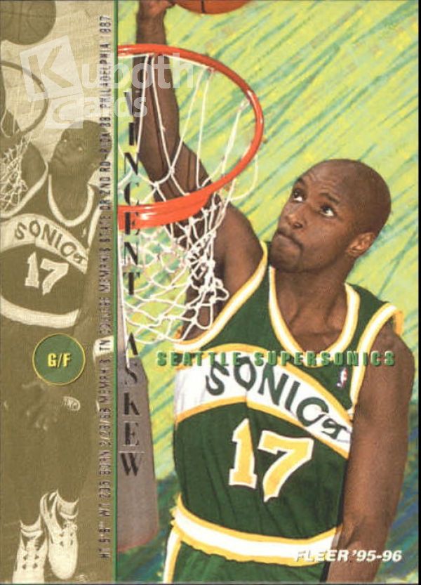 NBA 1995-96 Fleer - No 175 - Vincent Askew