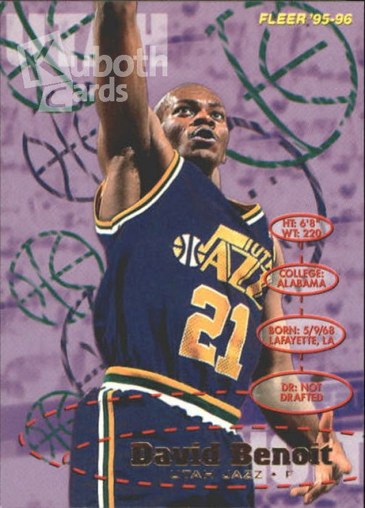 NBA 1995-96 Fleer - No 183 - David Benoit