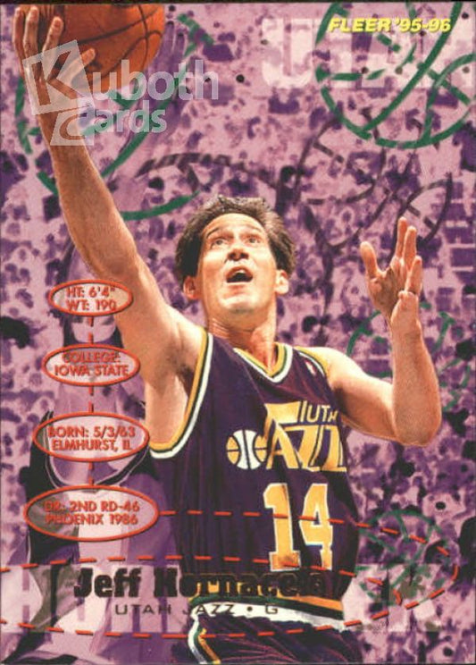 NBA 1995-96 Fleer - No 186 - Jeff Hornacek