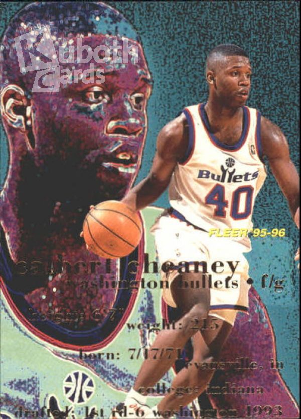 NBA 1995-96 Fleer - No 192 - Calbert Cheaney