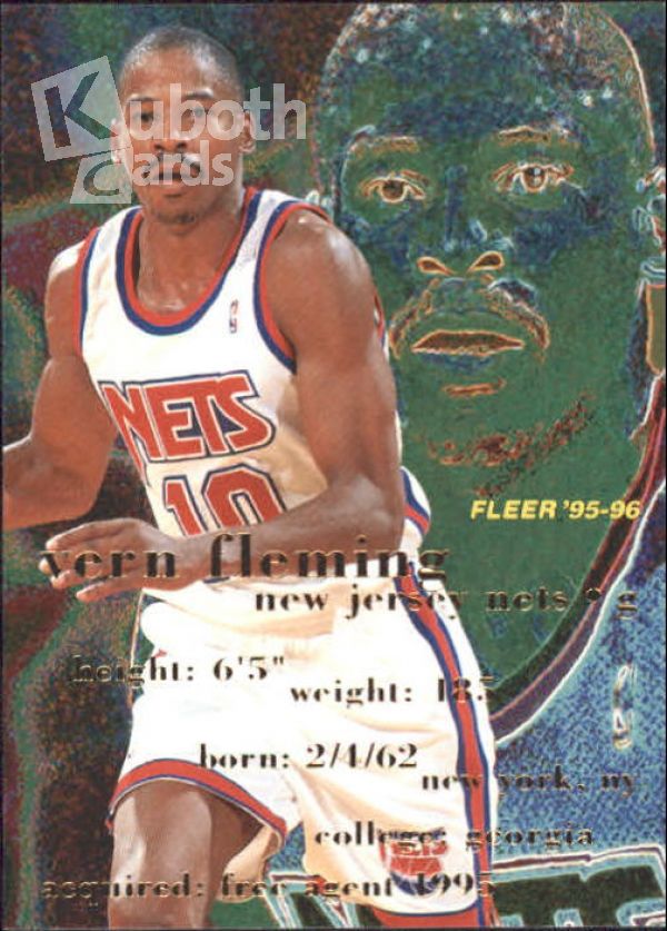 NBA 1995-96 Fleer - No. 240 - Vern Fleming