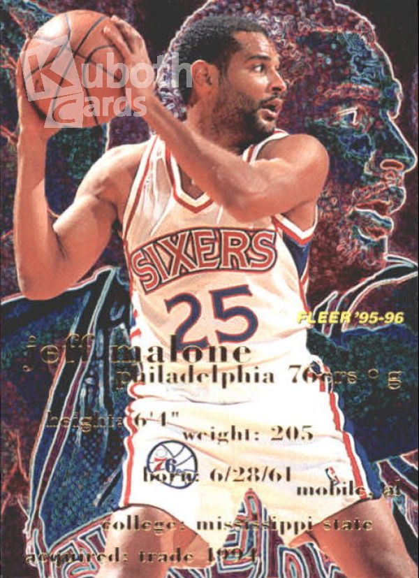 NBA 1995-96 Fleer - No. 244 - Jeff Malone