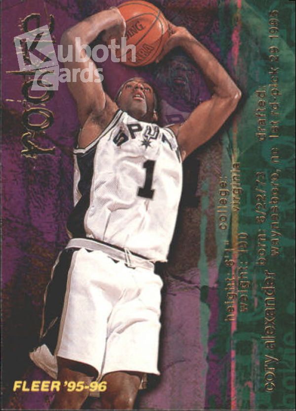 NBA 1995-96 Fleer - No. 280 - Cory Alexander