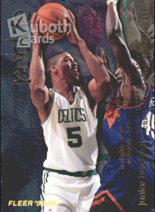 NBA 1995-96 Fleer - No. 285 - Junior Burrough