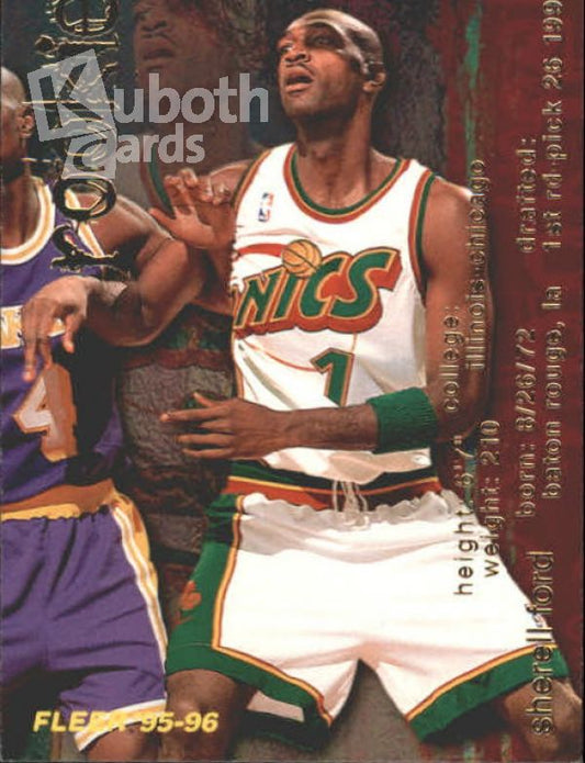 NBA 1995-96 Fleer - No 292 - Sherell Ford