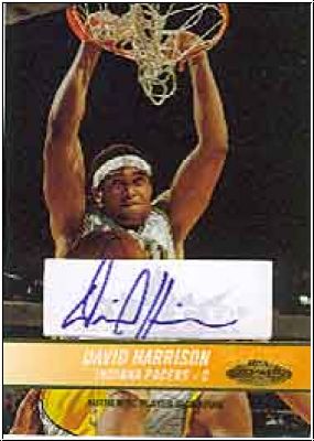 NBA 2004 / 05 Hoops Autographs - No SHA/DH - David Harrison