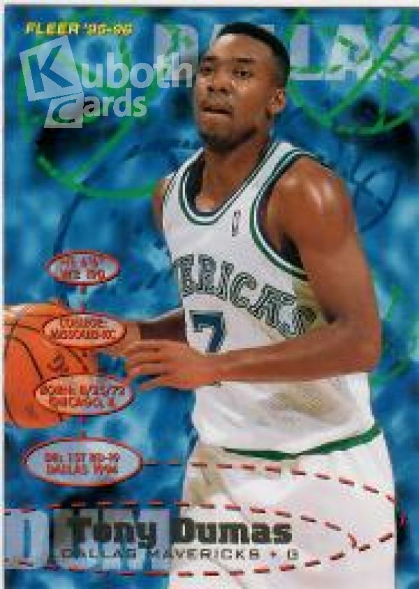 NBA 1995-96 Fleer European - No 285 - Tony Dumas