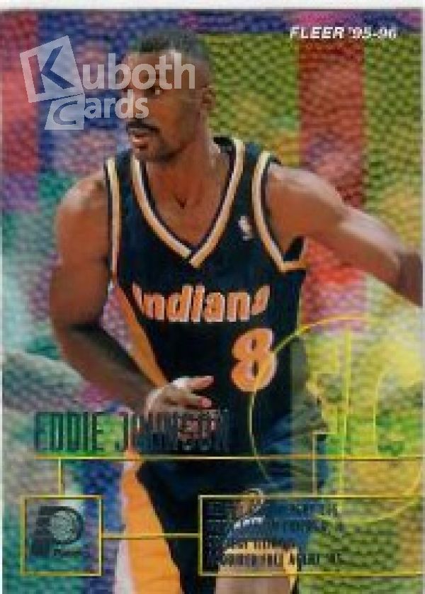 NBA 1995-96 Fleer European - No. 296 - Eddie Johnson