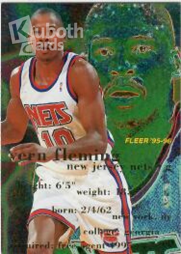 NBA 1995-96 Fleer European - No 309 - Vern Fleming