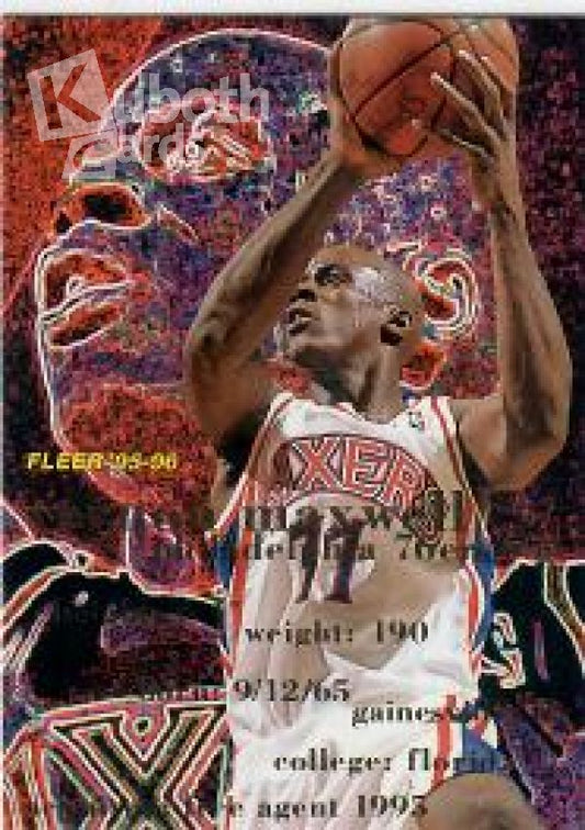 NBA 1995-96 Fleer European - No. 314 - Vernon Maxwell