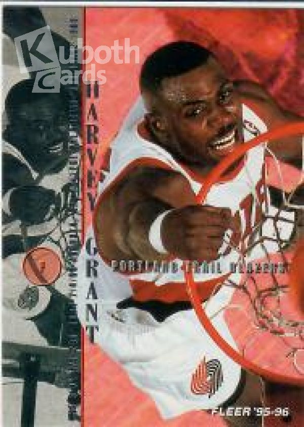 NBA 1995-96 Fleer European - No. 316 - Harvey Grant