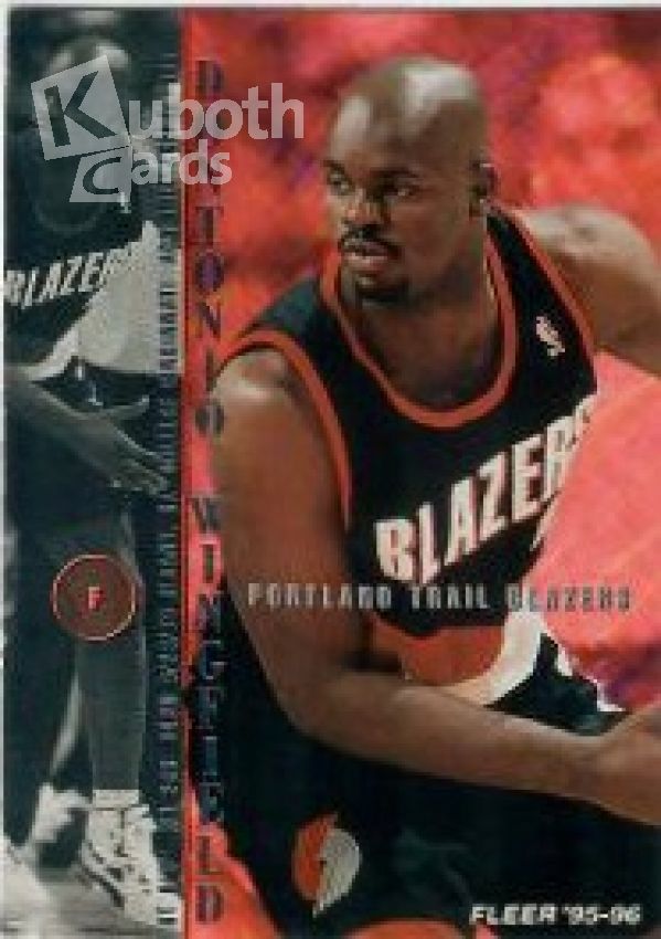 NBA 1995-96 Fleer European - No. 317 - Dontonio Wingfield