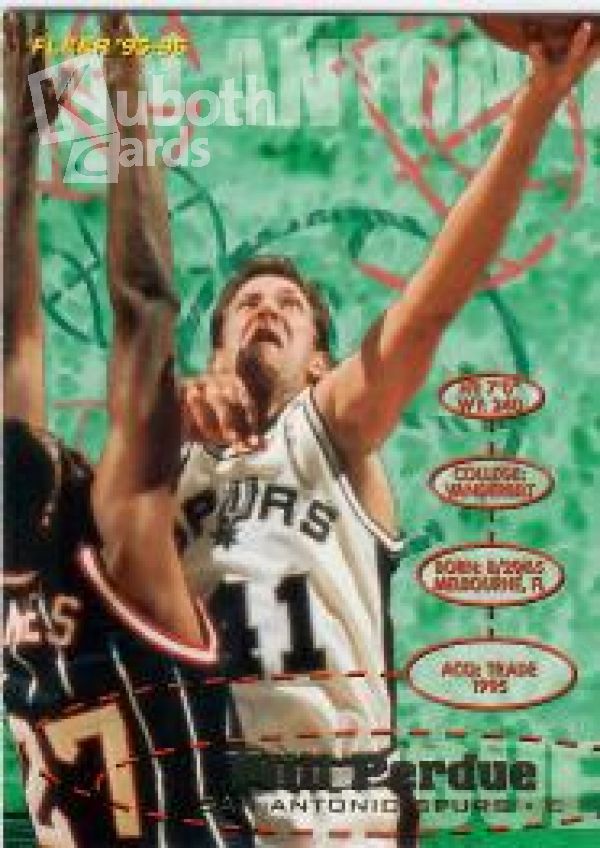 NBA 1995-96 Fleer European - No. 320 - Will Perdue