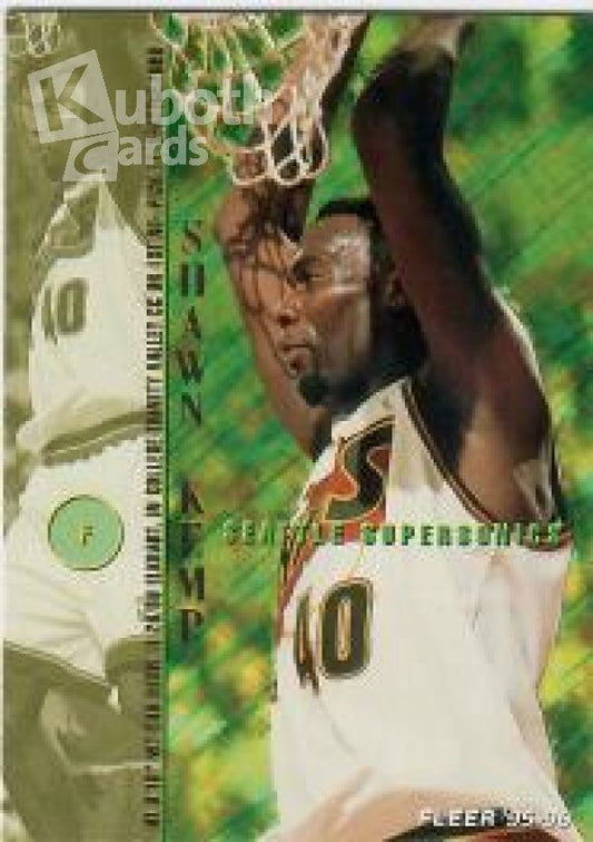 NBA 1995-96 Fleer European - No. 323 - Shawn Kemp