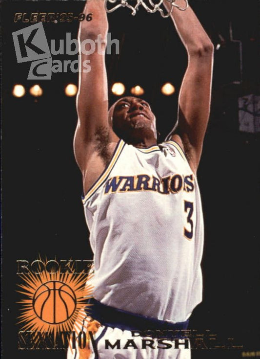 NBA 1995-96 Fleer Rookie Sensations - No 6 of 15 - Donyell Marshall