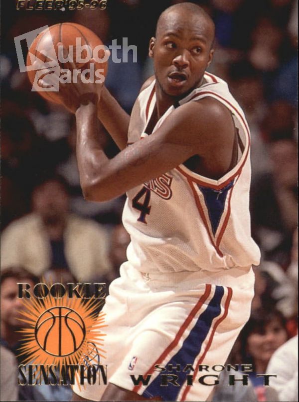 NBA 1995-96 Fleer Rookie Sensations - No 15 of 15 - Sharone Wright