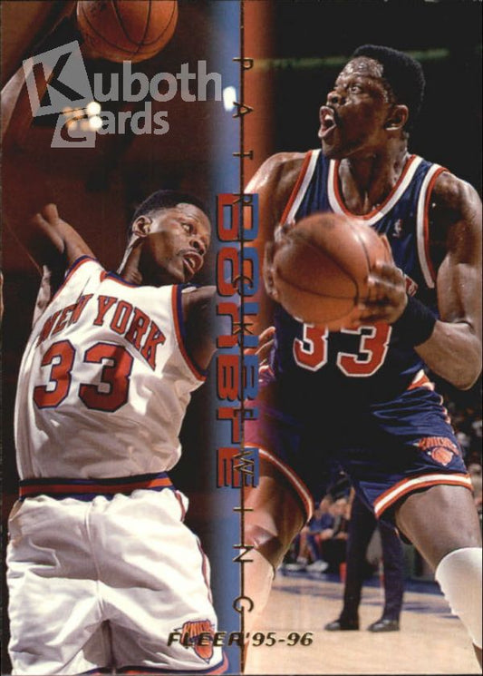 NBA 1995-96 Fleer Double Doubles - No 3 of 12 - Patrick Ewing