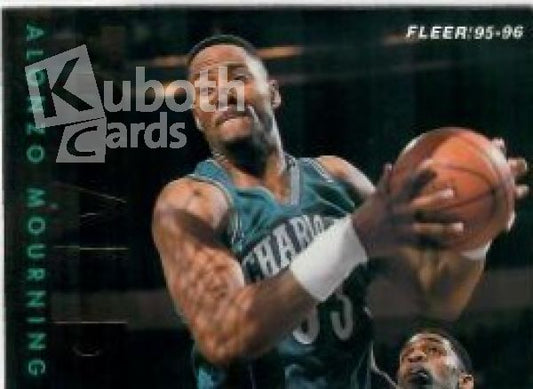 NBA 1995-96 Fleer Total D - No 4 of 12 - Alonzo Mourning