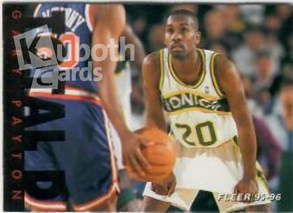 NBA 1995-96 Fleer Total D - No 8 of 12 - Gary Payton