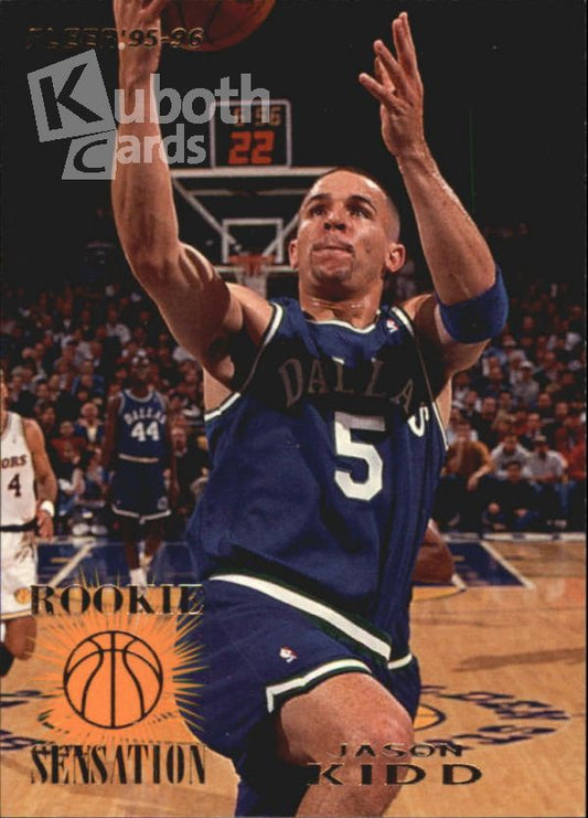 NBA 1995-96 Fleer Rookie Sensations - No 5 of 15 - Jason Kidd