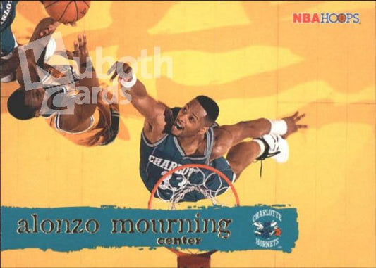 NBA 1995-96 Hoops - No 19 - Alonzo Mourning