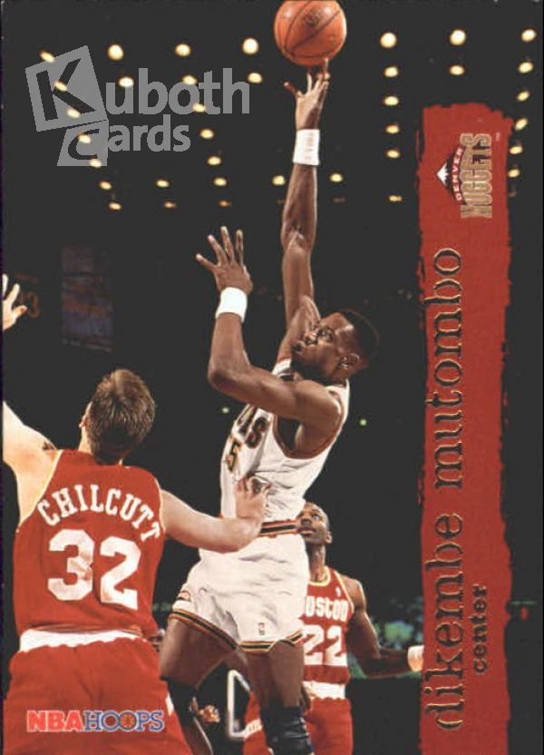 NBA 1995-96 Hoops - No 40 - Dikembe Mutombo