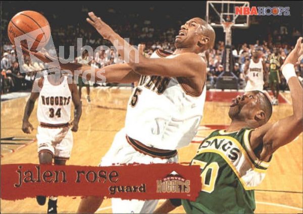 NBA 1995-96 Hoops - No. 43 - Jalen Rose