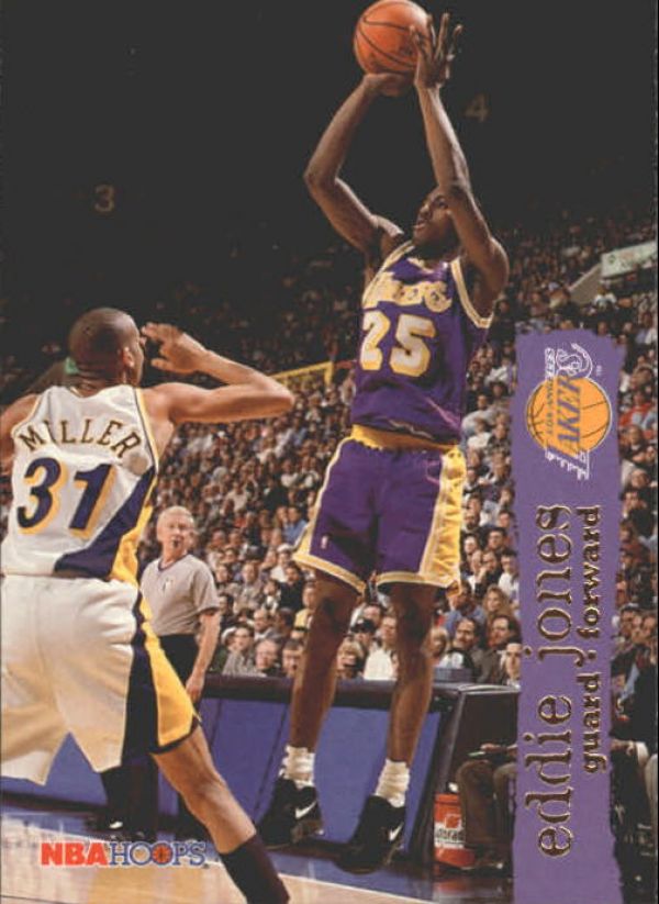 NBA 1995-96 Hoops - No 80 - Eddie Jones