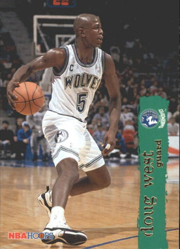 NBA 1995-96 Hoops - No 100 - Doug West